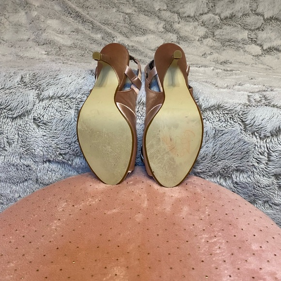 Steve Madden Luxe pink satin slingbacks w/crystals - Picture 6 of 12